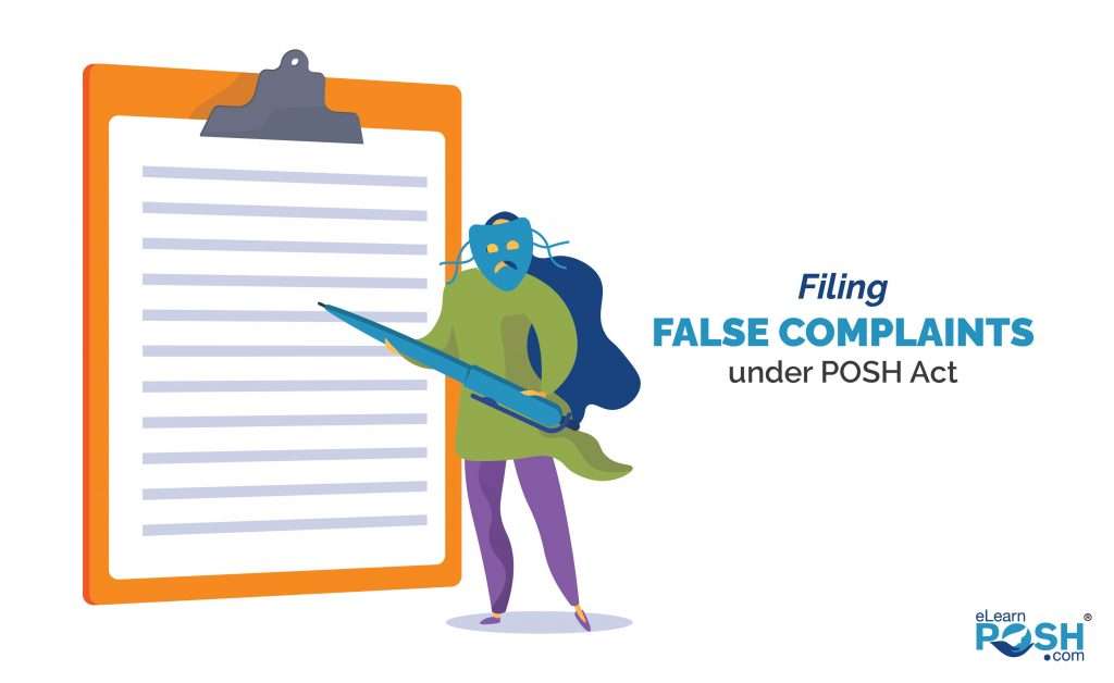 Filing False Complaints under POSH Act-01